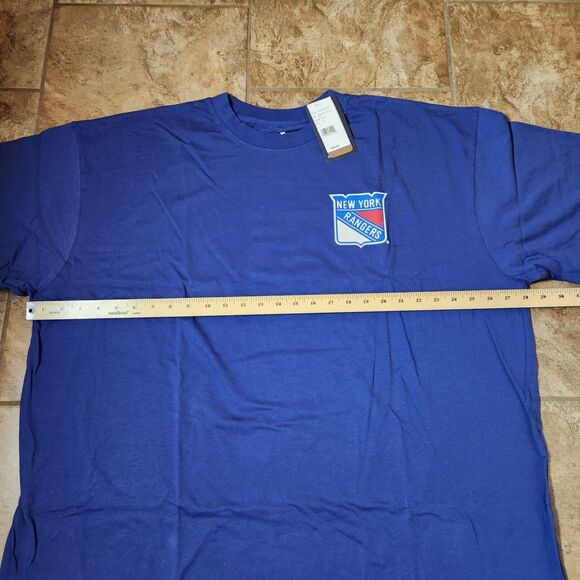 Fanatics NY Rangers T-Shirt | Men's 3XL | Blue | NHL Hockey | NWT - Picture 6 of 8